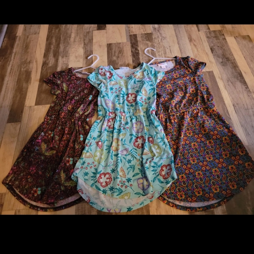 3 lularoe size 4 Mae dresses
